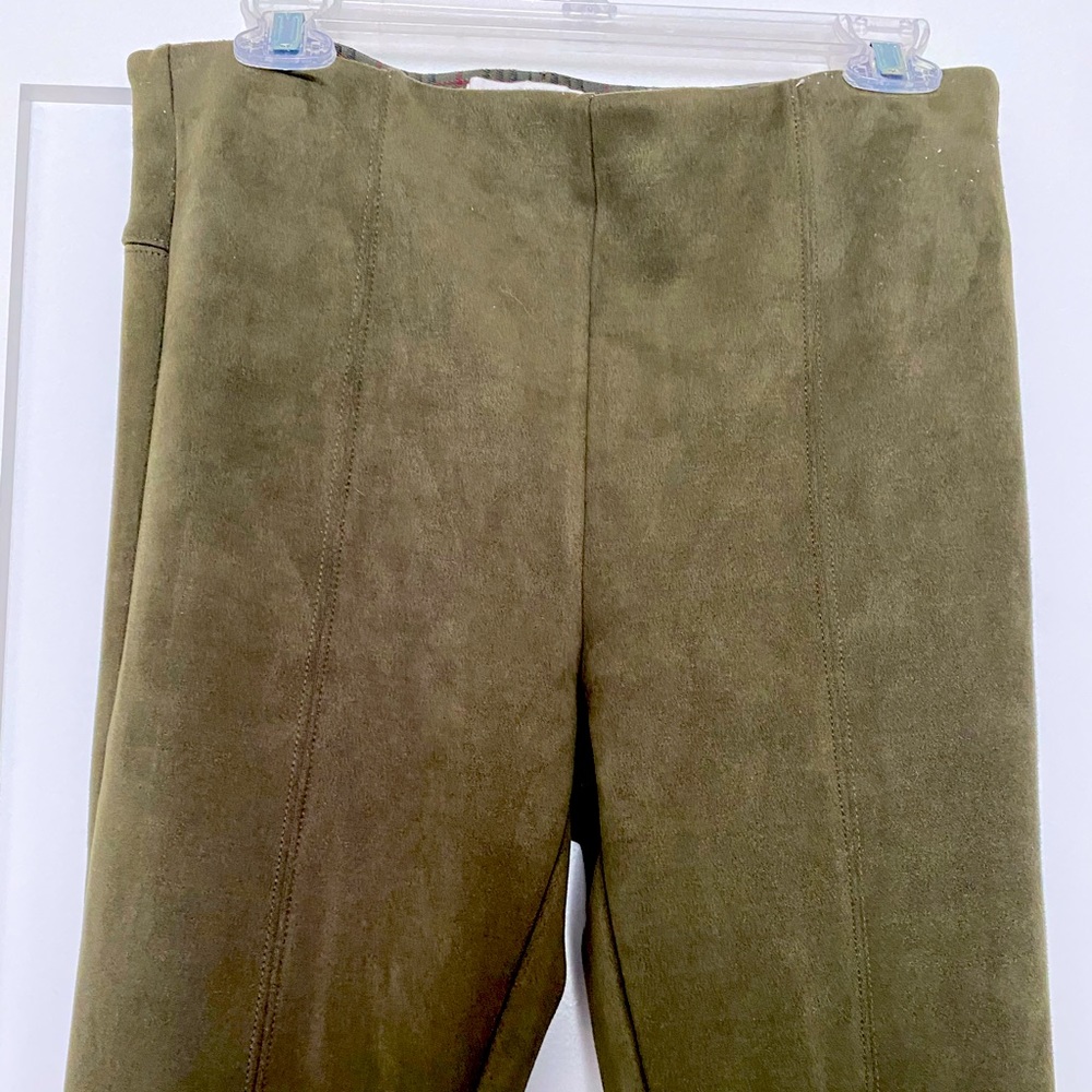 Anthropologie Faux Suede Skinny Pants - Size 30